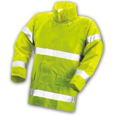 TINGLEY RUBBER Tingley® J53122 Comfort-Brite® Jacket, Fluorescent Lime, 4XL J53122.4X